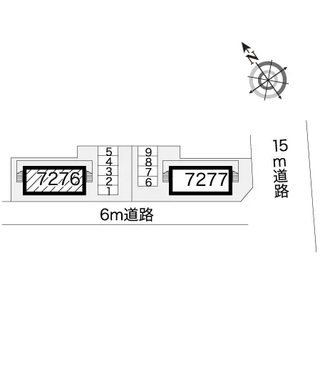 ★手数料０円★川口市東領家３丁目 月極駐車場